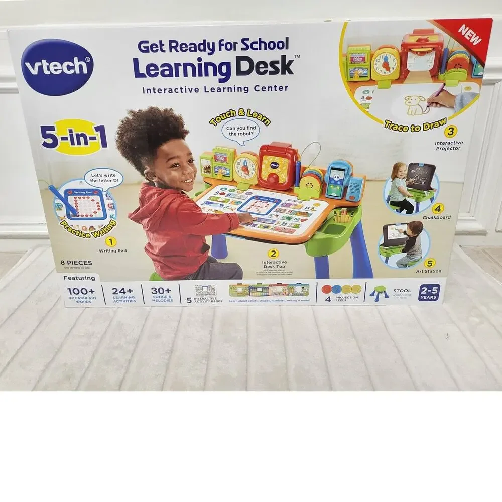 Vtech Get Ready for School 5 in 1 Learning Desk - NEW